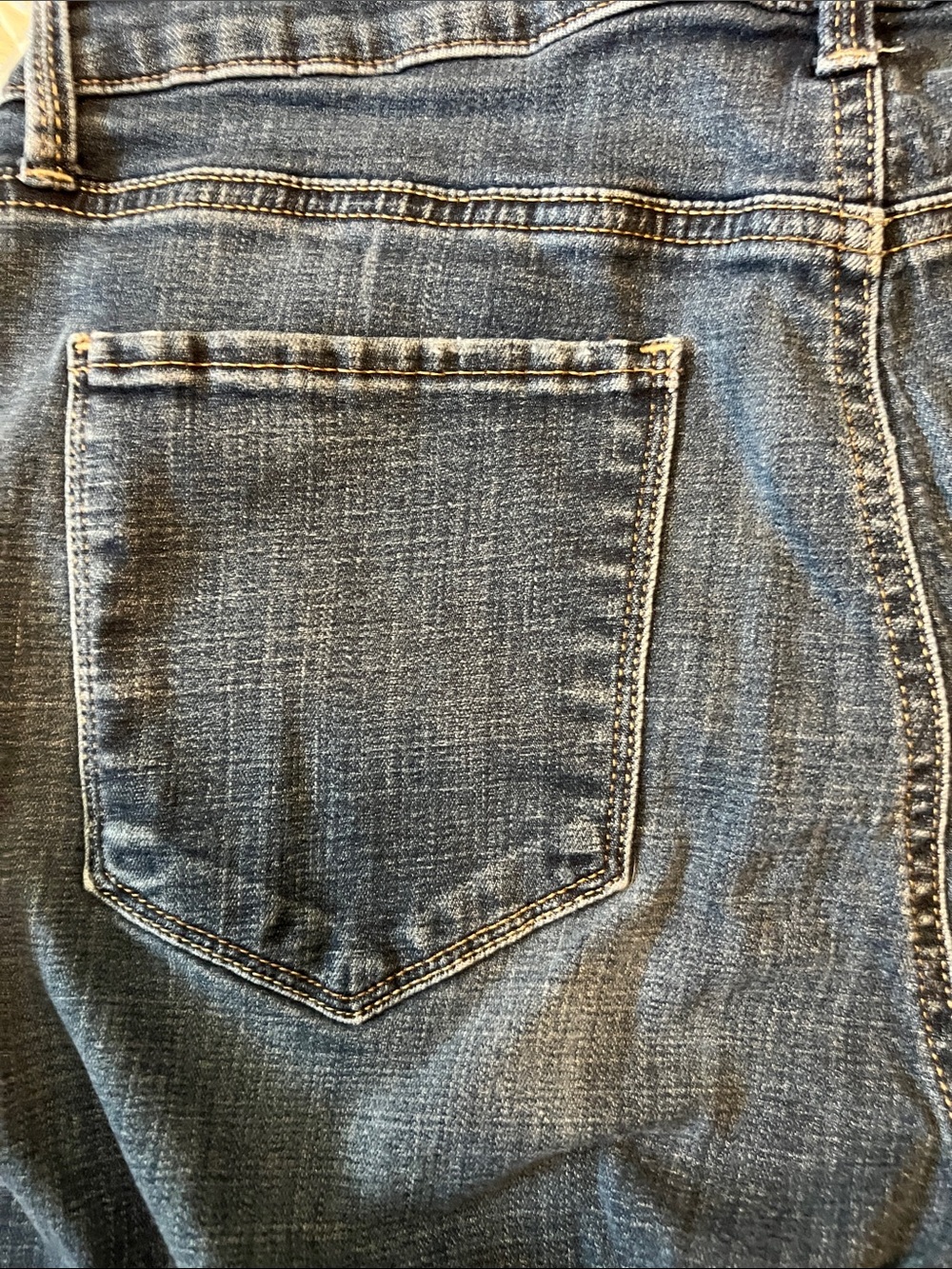 Lucky Brand Indigo Denim Jeans with Tan Leather Patch - Picture 6 of 14